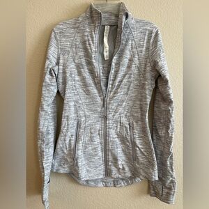 Lululemon Define Jacket Size 4 – Rare Wee Are From Space Silver Spoon
